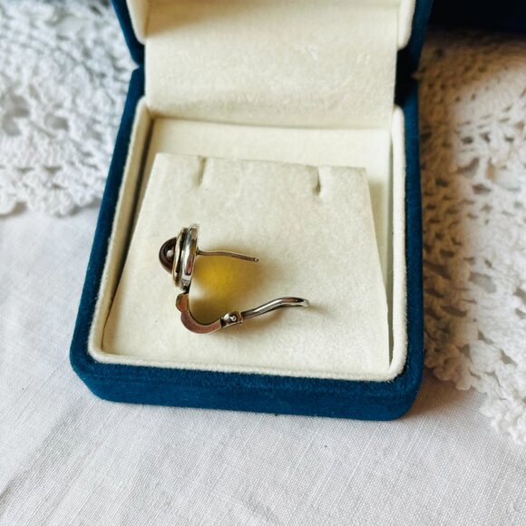 Birks 18K Sterling Citrine Omega Necklace and Earrings Set - Picture 6 of 15